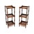 Vintage Georgina Style Three-Tier Side Tables, 1930, Set of 2 For Sale - Image 9 of 9