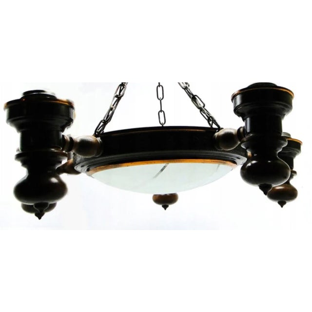 1970s Mid-Century Chandelier, Poland, 1970s For Sale - Image 5 of 6