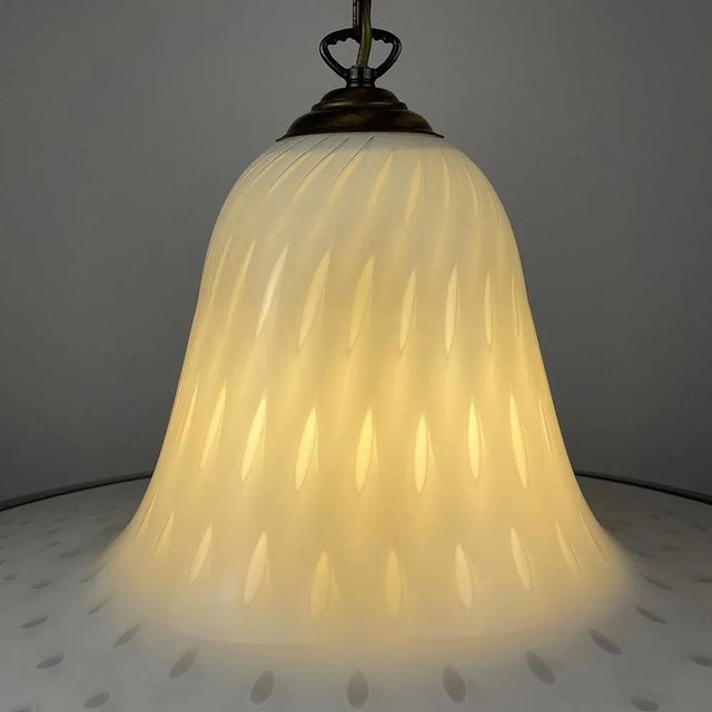 Vintage Murano Glass Pendant Lamp from Vetri Murano, Italy, 1970s For Sale - Image 6 of 11