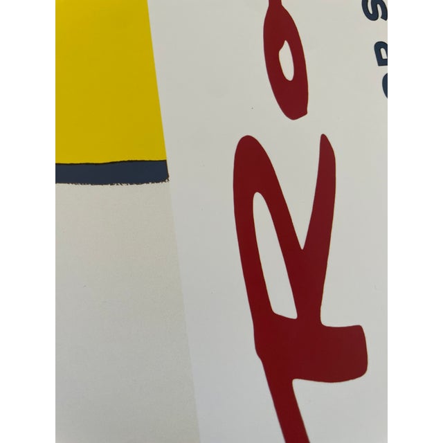 1990s Girl With Ball, 1961, Copyright Roy Lichtenstein&Sabam Brussels 1995, the Museum of Modern Art, New York, Printed in Belgium For Sale - Image 5 of 6