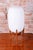 Mid-Century Czech Table Lamp in Opaline Glass and Wood attributed to Úluv Krásná Jizba, 1950s For Sale - Image 4 of 11