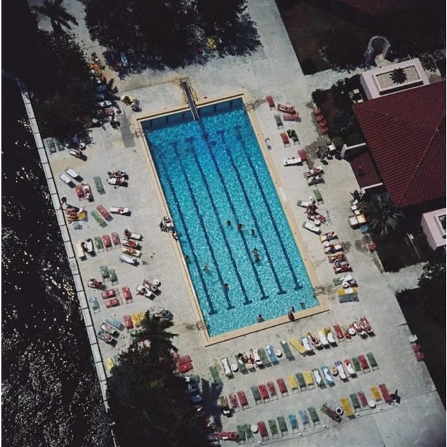 Boca Raton 1978 by Slim Aarons Slim Aarons Limited Estate Edition A swimming pool in Boca Raton, Florida, USA, circa 1978....