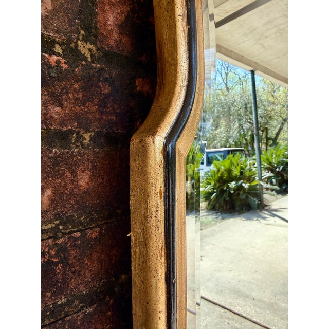 Gold Vintage Drexel Devoncourt Wall Mirror Hand Gilt and Newly Painted by Turtle and Crane - Dorothy Draper Style For Sale - Image 8 of 10