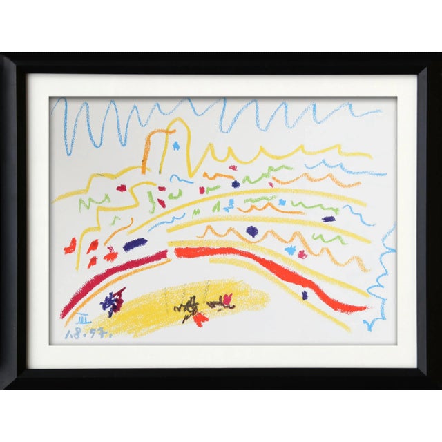 Impressionist 1980s "Toros y Toreros 4" Lithograph After Pablo Picasso For Sale - Image 3 of 3