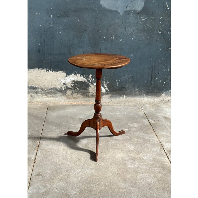 19th Century Mahogany Candlestick Table For Sale - Image 4 of 7