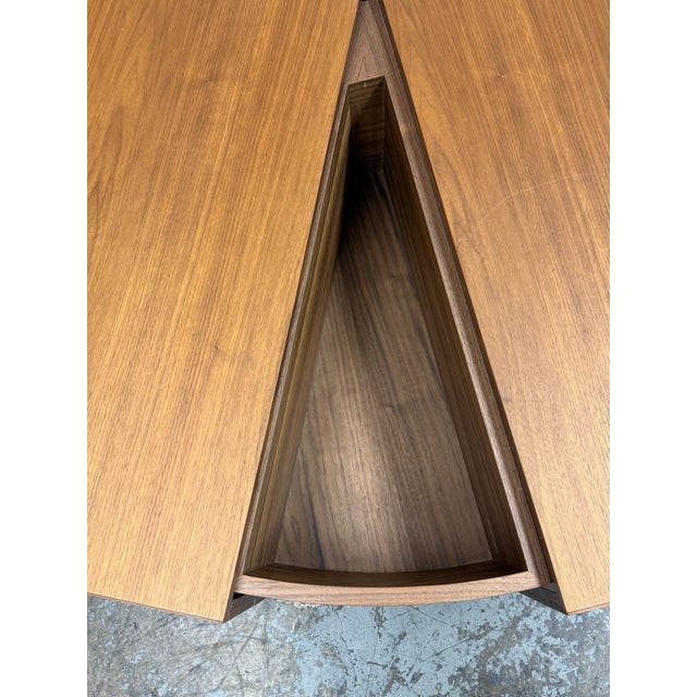 Vig Furniture Modrest Leslie Modern Walnut Coffee Table For Sale - Image 11 of 12