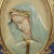 Sacred Madonna Icon Relief in Hand-Painted Lacquered Wood, 1970s For Sale - Image 4 of 12