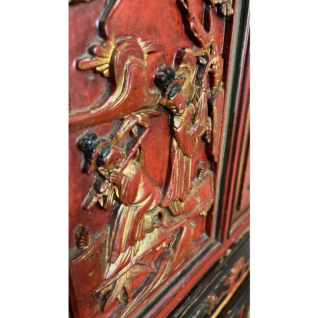 Chinese Antique Qing Dynasty Wedding Cabinet For Sale - Image 3 of 15