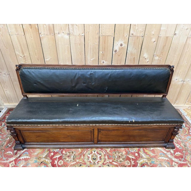 Period: 19th century Style: Renaissance, Louis 13th Condition: Needs to be restored Material: Solid wood Length: 200Width:...
