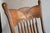 Wood Antique Rocking Chair With Embellishments and Masterful Elegant Arms and Back! For Sale - Image 7 of 10