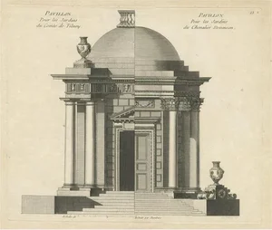 Garden Pavilions of the Earl of Tilney and Knight Stevenson, 1785, Paper