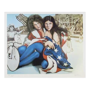 Ladies in Flag, Robert Anderson