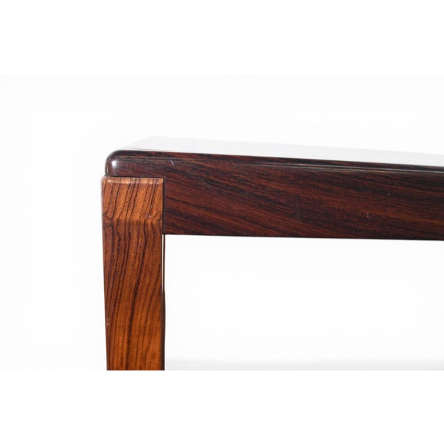 Late 20th Century Vejle Stole Møbelfabrik Danish Rosewood Coffee Table, 1970s For Sale - Image 5 of 8