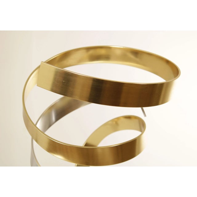 1980s Postmodern 1980s Aluminum Ribbon Sculpture by Dan Murphy For Sale - Image 5 of 13