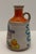 One-of-kind handled vase, hand-crafted and hand-painted by Giovanni Desimone. Great design with a whimsical figurative...