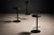 Ricardo Fasanello (1930–1993) Ciranda Stools, Set of Three, Brazil, 1986 — Black Carbon Steel and Leather For Sale In New York - Image 6 of 11