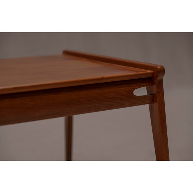 Brown Coffee Table from VEB Deutsche Werkstätten Hellerau, 1950s For Sale - Image 8 of 9