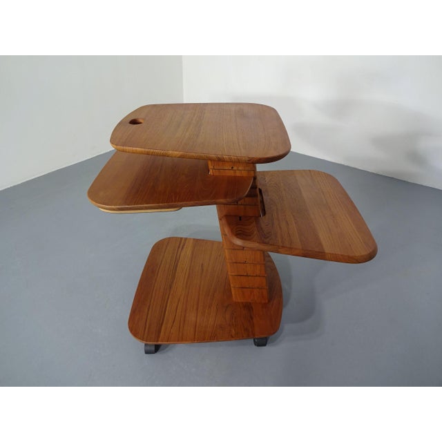 Tiered Console Table by Aksel Kjersgaard for Odder, Denmark, 1970s For Sale - Image 10 of 18