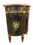 Wood Late 20th Century Theodore Alexander Louis XVI Style Hand-Painted Black & Gilt Demilune Cabinet For Sale - Image 7 of 12