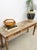 Nadeau Indonesian Solid Wood Antiqued Console Sofa/Entryway Rustic Primitive For Sale In Tampa - Image 6 of 11
