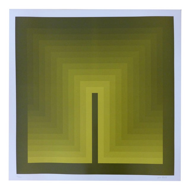 Jim Bird, Tribute to Vasarely 5, 1972, Photolithograph on Paper For Sale