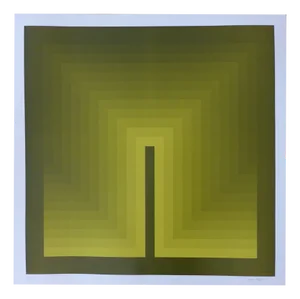 Jim Bird, Tribute to Vasarely 5, 1972, Photolithograph on Paper