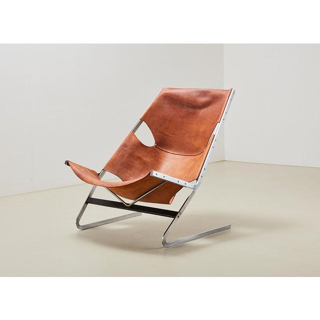 Extremely rare lounge designed by Pierre Thielen (attrib.) and sold by Metz & Co. There's one, also rare but more common,...