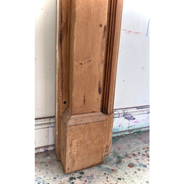 19th Century English Pine Mantle in the Adam's Style For Sale - Image 5 of 12