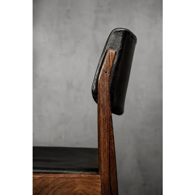 This set of three modernist chairs was designed by h.w. Klein for the danish manufacturer bramin during the 1960s. The...