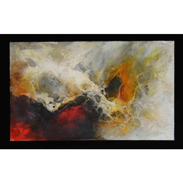 Contemporary Pino Lancia, Colore e Materia, Painting on Canvas, 2000 For Sale - Image 3 of 3