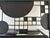 Black Vintage Frank Lloyd Wright "Licensed" Black Metal Graphic Magazine Rack For Sale - Image 8 of 12