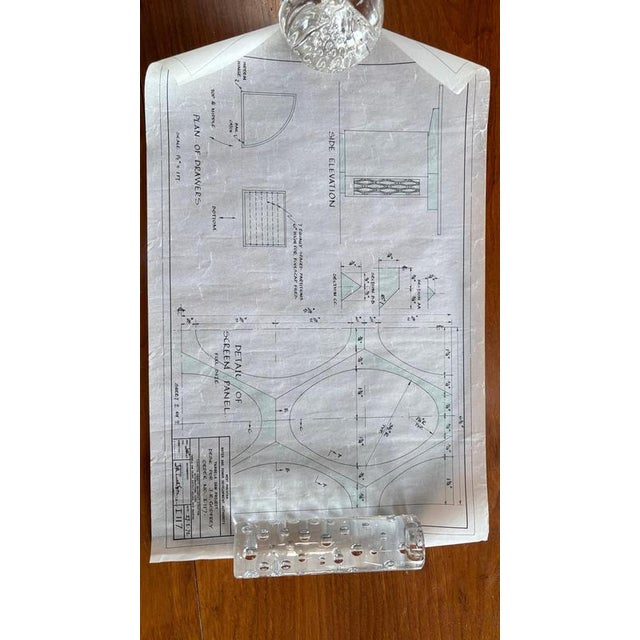 Mid-Century Modern Semi-Circular Desk, 1970s For Sale - Image 14 of 18