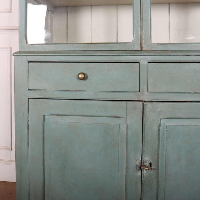 Scottish Glazed Kitchen Cabinet in Pine For Sale - Image 5 of 14