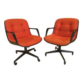 Steelcase Rolling "Pollack" Swivel Office Chairs For Sale