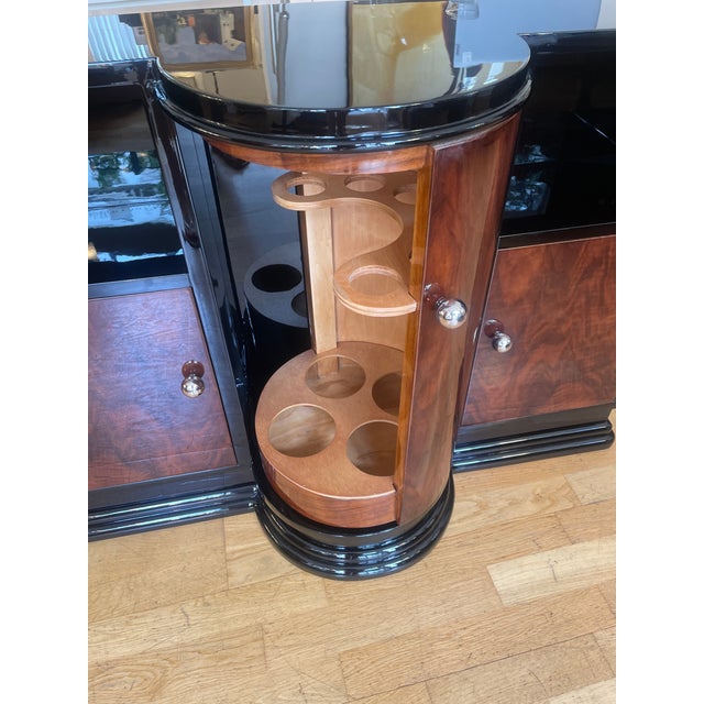 Art Deco Walnut Bar Cabinet, 1930 For Sale - Image 15 of 18