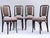 This beautiful set of 4 chairs from the Vienna Secession period was completely restored - refinished and reupholstered. It...