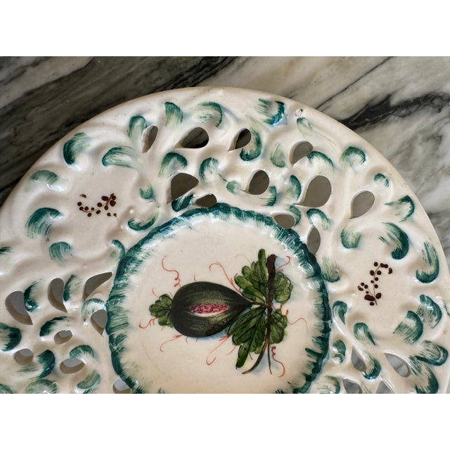 LastCHANCE!Italian Reticulated Fig Motif Plate For Sale In Seattle - Image 6 of 7