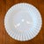 Farmhouse Late 20th Century Italian Sofi Campagnola White Fluted 18" Charger Centerpiece Platter For Sale - Image 3 of 10