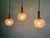 Amber Bubble Glass Pendant Light by Helena Tynell for Glashütte Limburg, 1970s, Set of 3 For Sale - Image 17 of 18