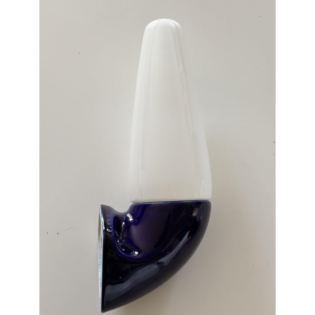 Sigvard Bernadotte Swedish Ceramic 6035 Wall Lights by Stig Carlsson for Ifö, 1950s, Set of 2 For Sale - Image 4 of 14