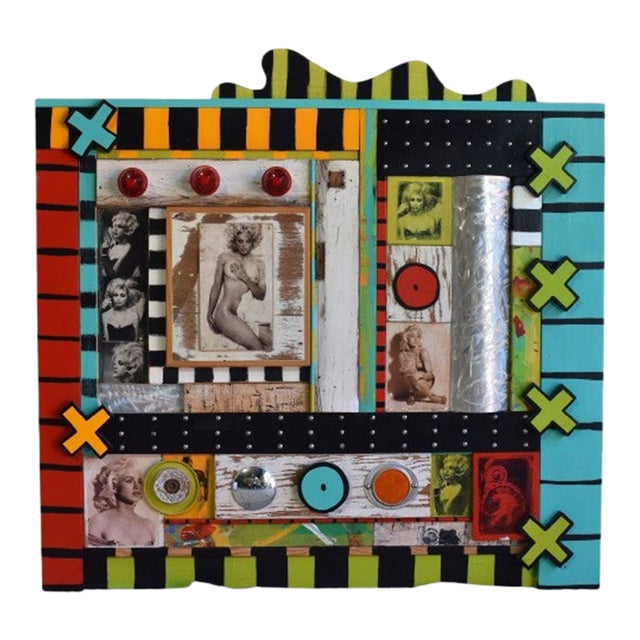 Late 20th Century Wendy Carr Assemblage "Mixed Media Madonna" For Sale