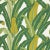 Schumacher Tropical Isle Wallpaper in Green on White For Sale