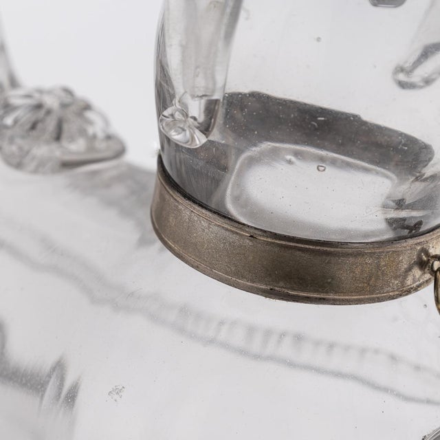 Antique Victorian Brass and Glass Novelty Dog Claret Jug, 1890 For Sale - Image 12 of 18