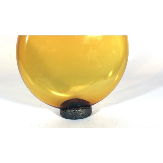 Modern Michael Schunke Nine Iron Studios Hand-Blown Flat Art Glass Pitchers - Set of 3 For Sale - Image 3 of 11
