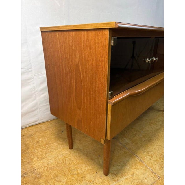 Brown Vintage Danish Sideboard in Teak from Sakol, 1960s For Sale - Image 8 of 11