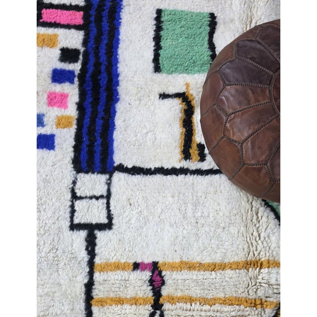 Moroccan Berber Wool Carpet - 9.1 X 6.5 Ft For Sale In Cleveland - Image 6 of 8
