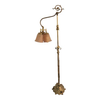 Antique Art Deco French Style Floor Lamp For Sale