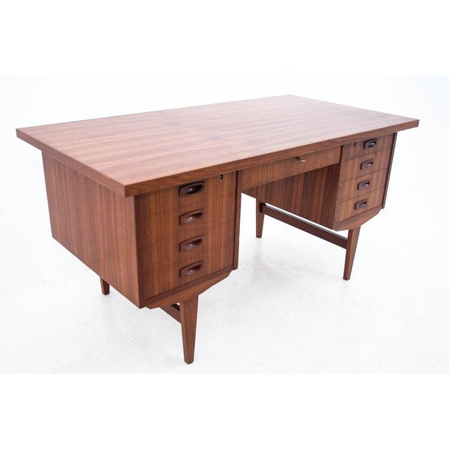 Danish Teak Desk, 1960s For Sale - Image 12 of 14