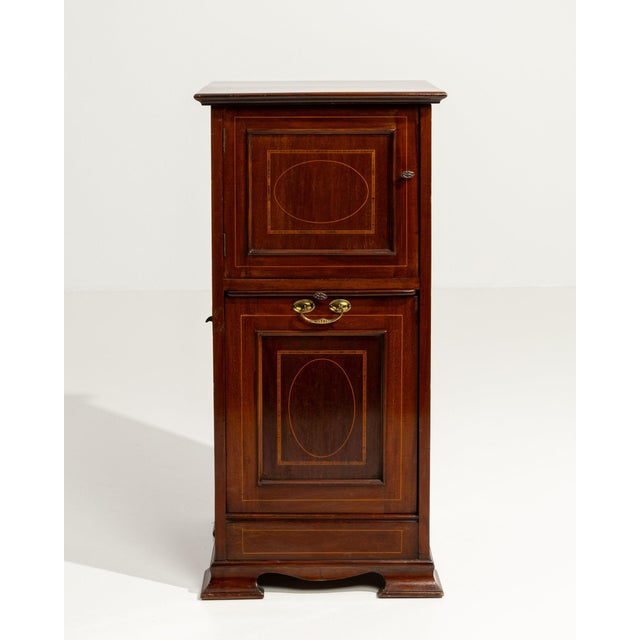 Wood 19th Century France Brown Wood Storage Cabinets & Cupboards For Sale - Image 7 of 10