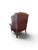 Vintage English Chesterfield Wingback Leather Chair For Sale - Image 3 of 5